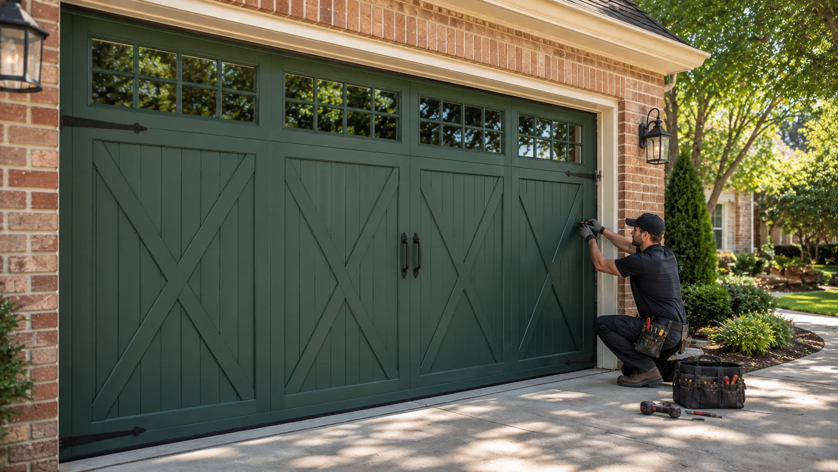 Garage door service in Pasadena