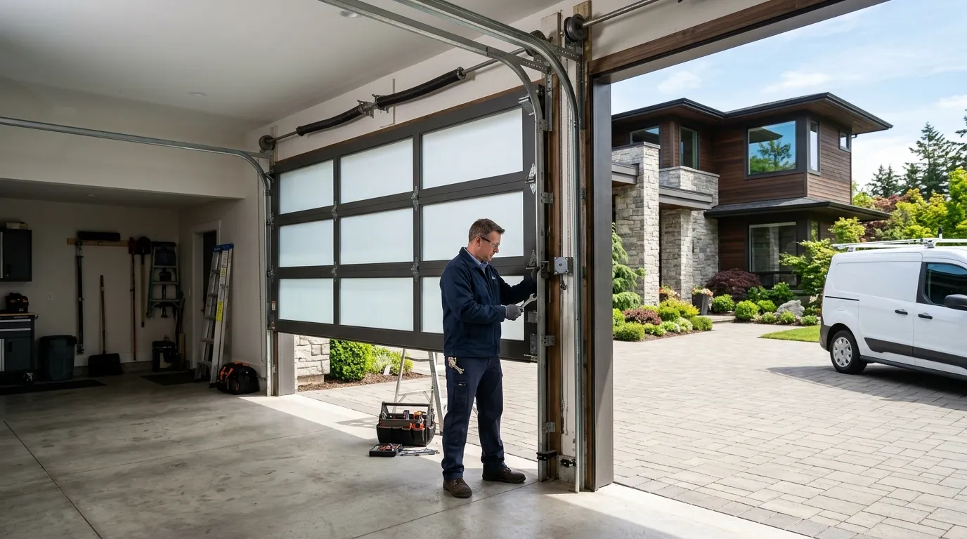Repaired & tested - Pasadena garage door service