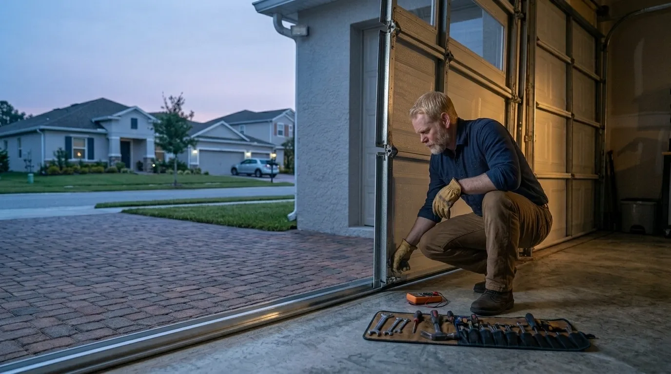 Repaired & tested - Pasadena garage door service