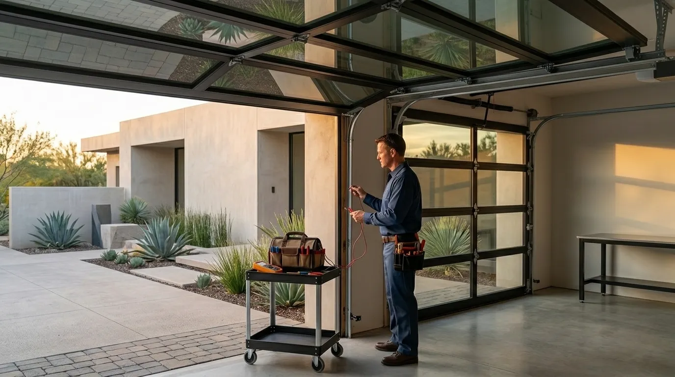 On-site diagnosis - Pasadena garage door service